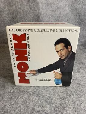 Monk: The Obsessive Compulsive Collection Seasons 1 - 4 (DVD, 2006, 16-Disc Set)